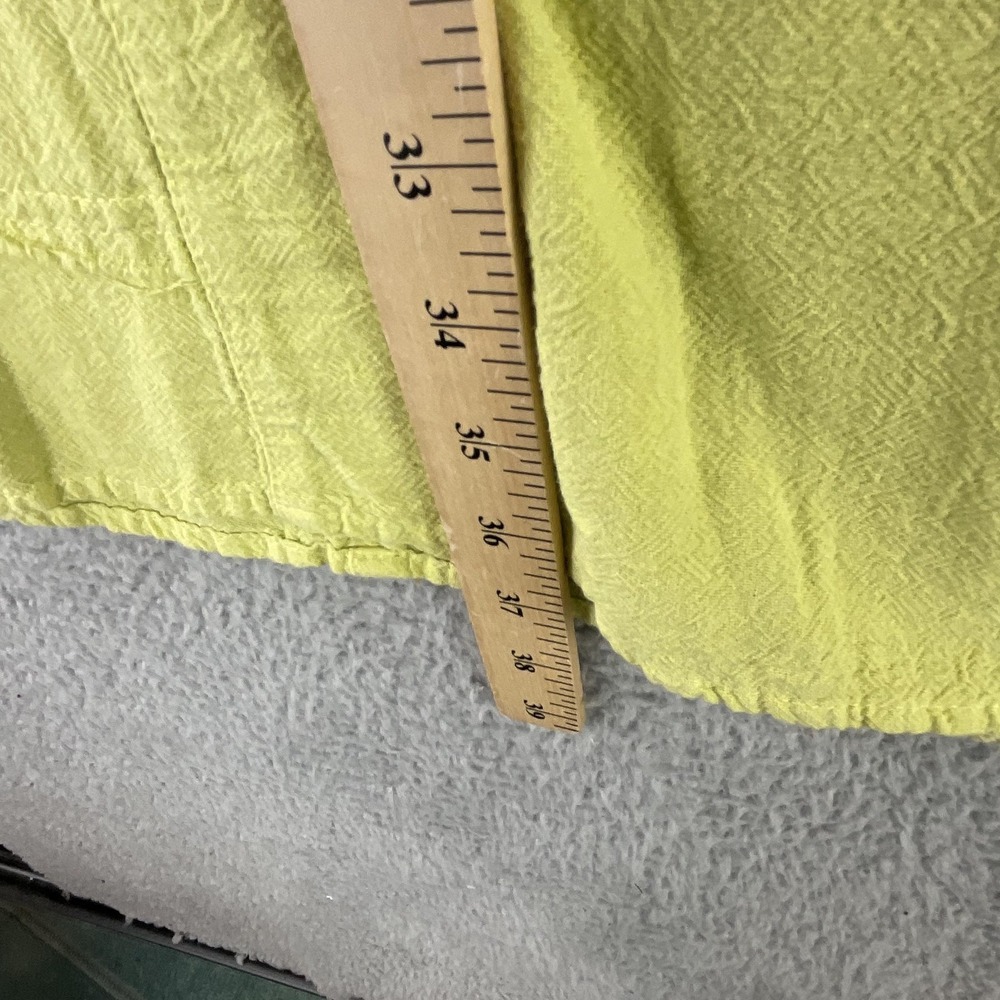 Color Me Cotton Dress‎ Womens Medium Yellow Short Sleeve Pockets Knee Length USA - Picture 6 of 6